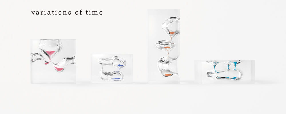Valiations of time ... INACの透明加工技術をnendo様が採用