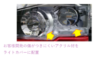 モック正面（ライトカバー）